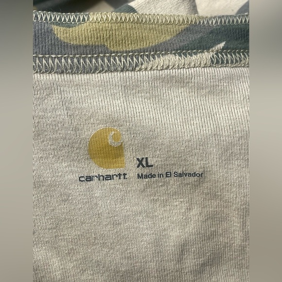 Carhartt Camo One piece Base layer. XL. 100% Cotton - Picture 3 of 4